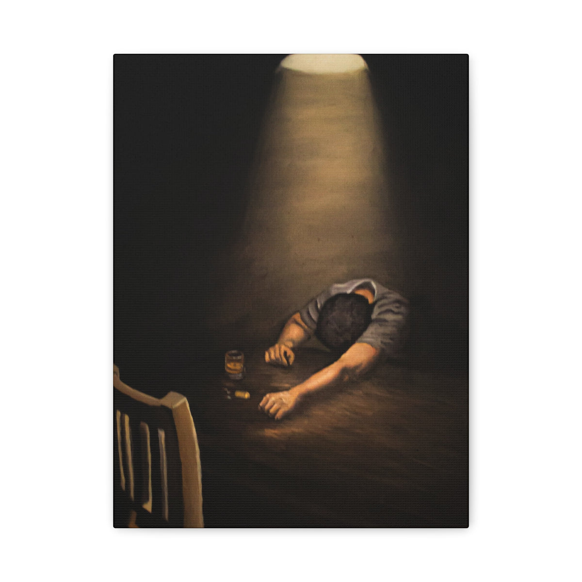 I'm Tired... | PRINT | Contemporary Figurative Fine Art | Mental Health Artwork | Emotional Wall Art
