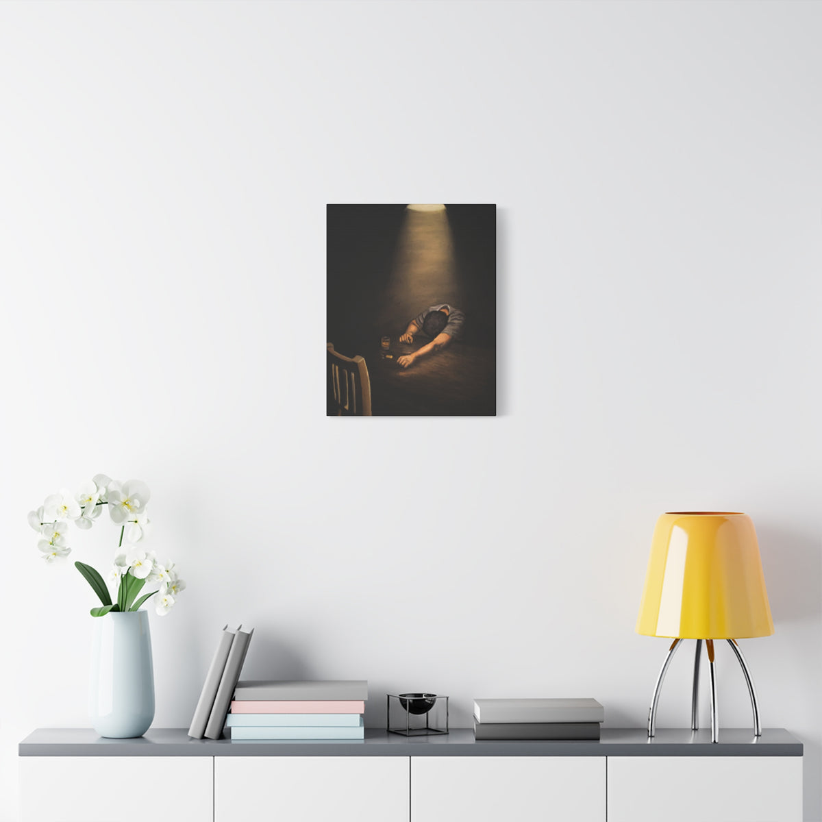 I'm Tired... | PRINT | Contemporary Figurative Fine Art | Mental Health Artwork | Emotional Wall Art