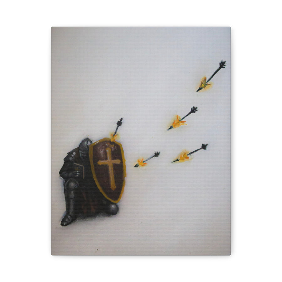 Armor of God – Original Christian Painting of Faith and Spiritual Warfare PRINT
