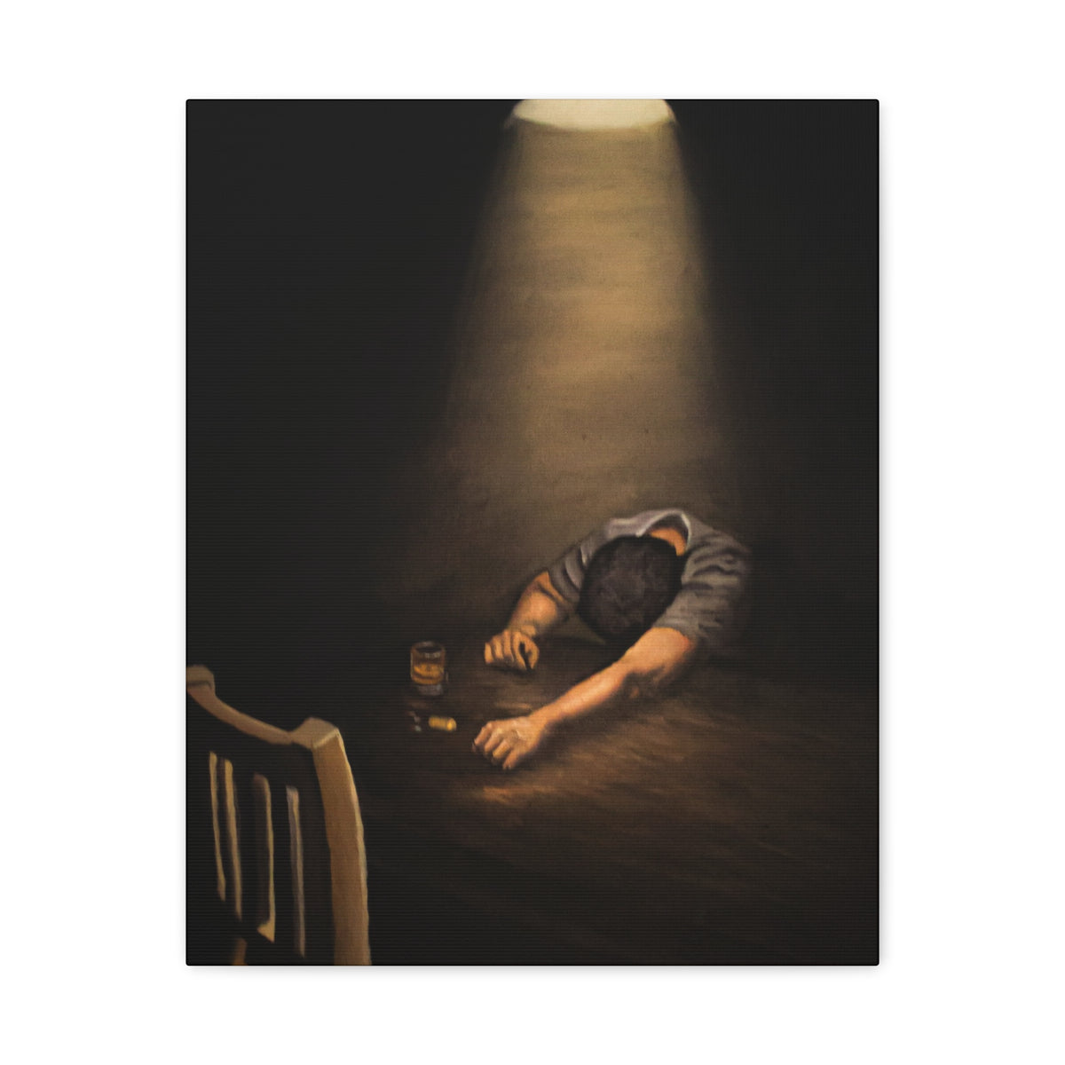 I'm Tired... | PRINT | Contemporary Figurative Fine Art | Mental Health Artwork | Emotional Wall Art
