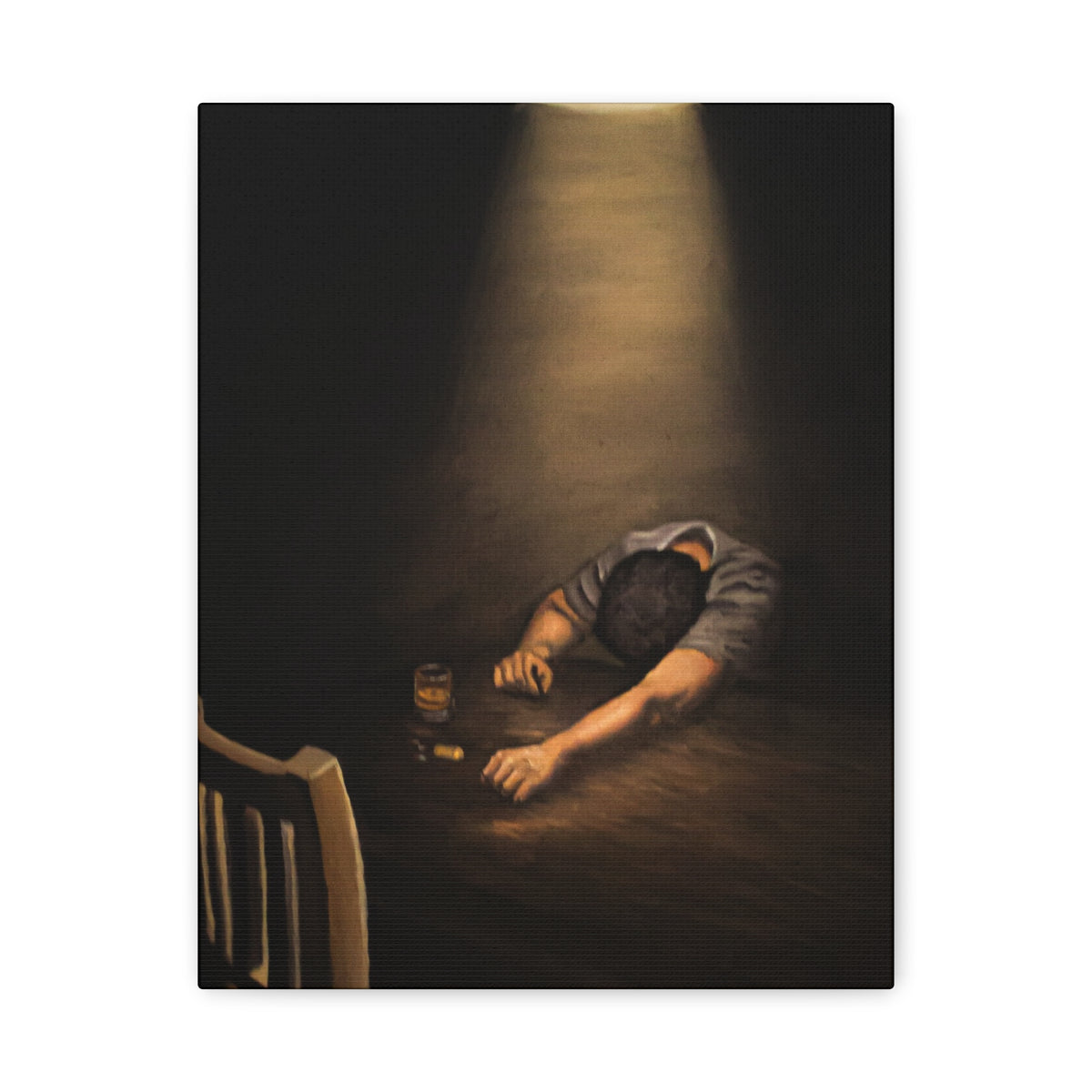 I'm Tired... | PRINT | Contemporary Figurative Fine Art | Mental Health Artwork | Emotional Wall Art