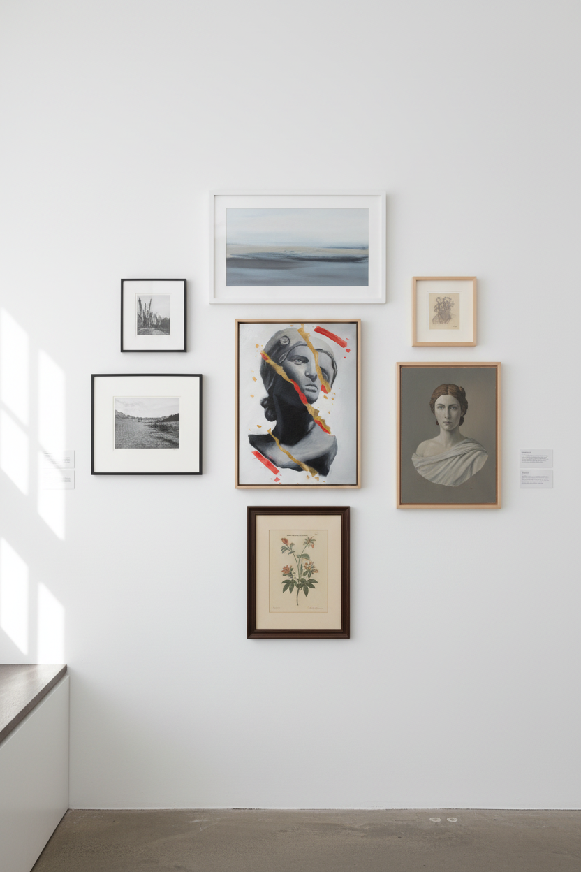 Fractured Venus | Contemporary Classical Bust Wall Art & Modern Figurative Painting PRINTS